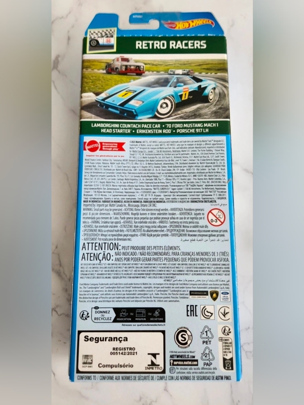 Hot Wheels Factory Error Retro Racers 5 Pack NIB - Picture 2 of 3